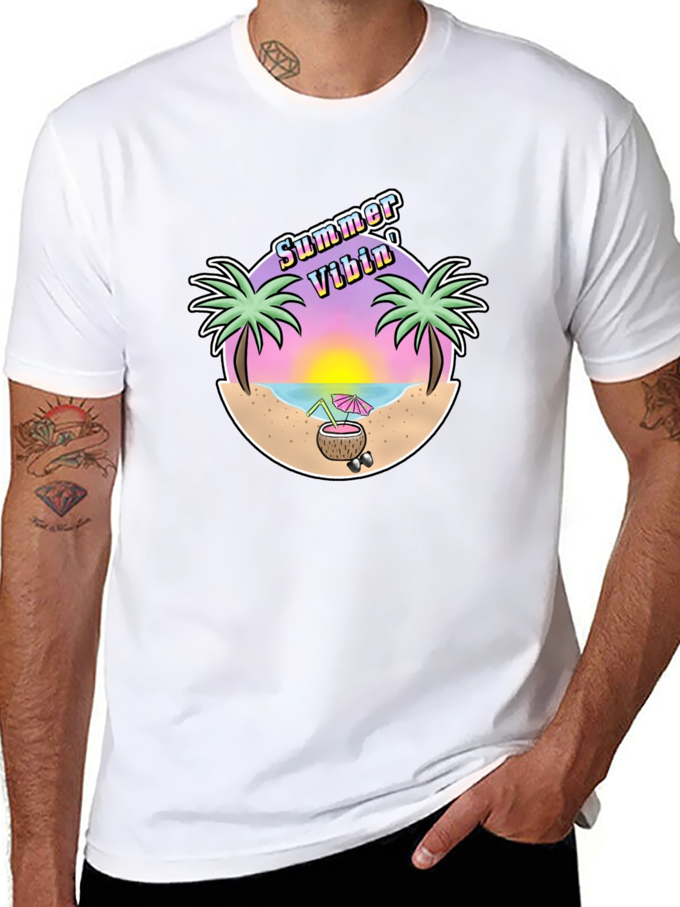 Summer Vibin Graphic T-Shirt
