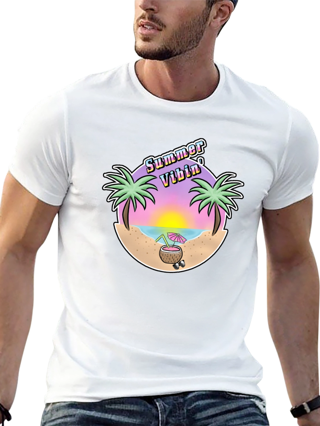 Summer Vibin Graphic T-Shirt