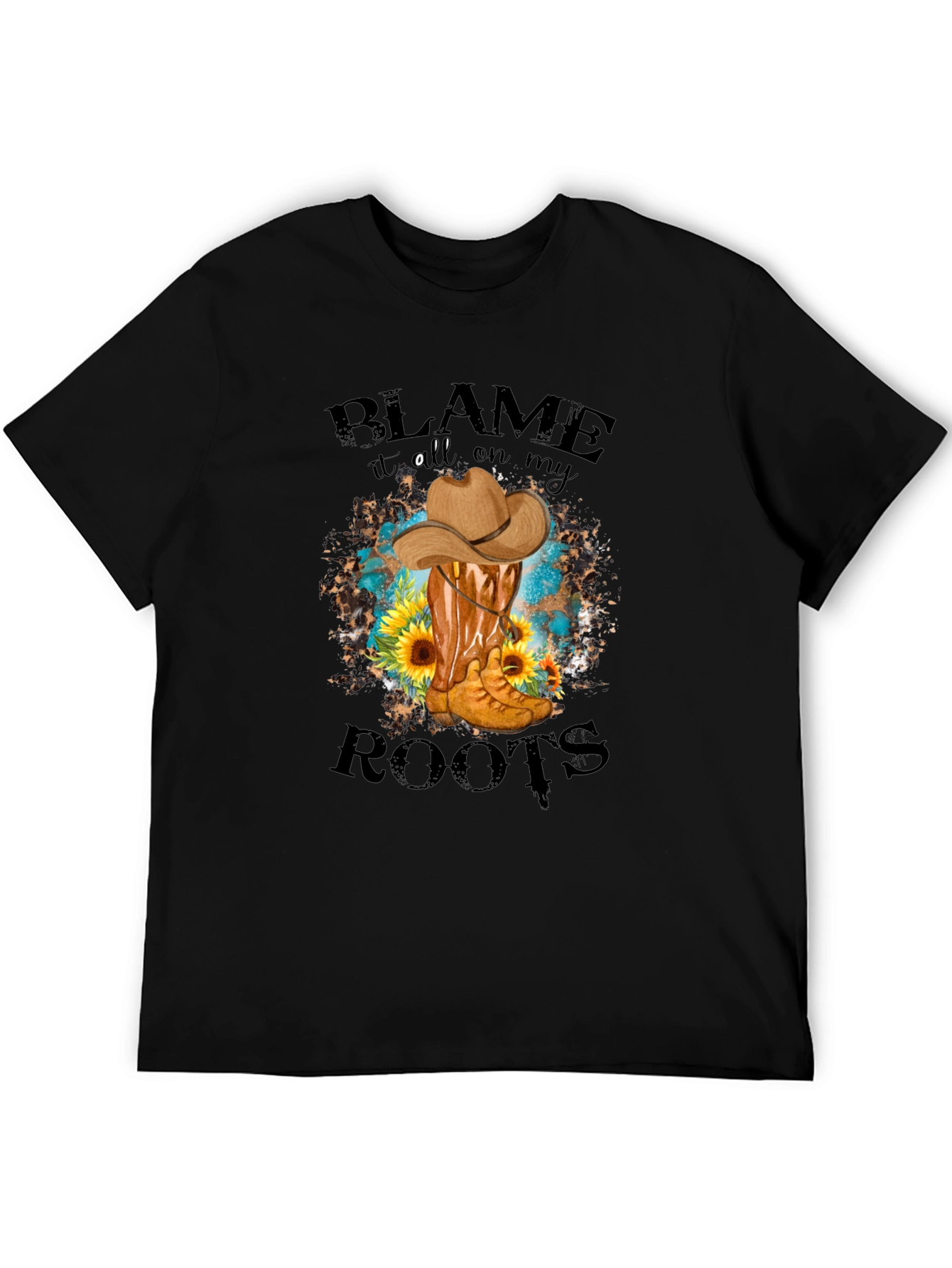 Blame It On My Roots Graphic Tee