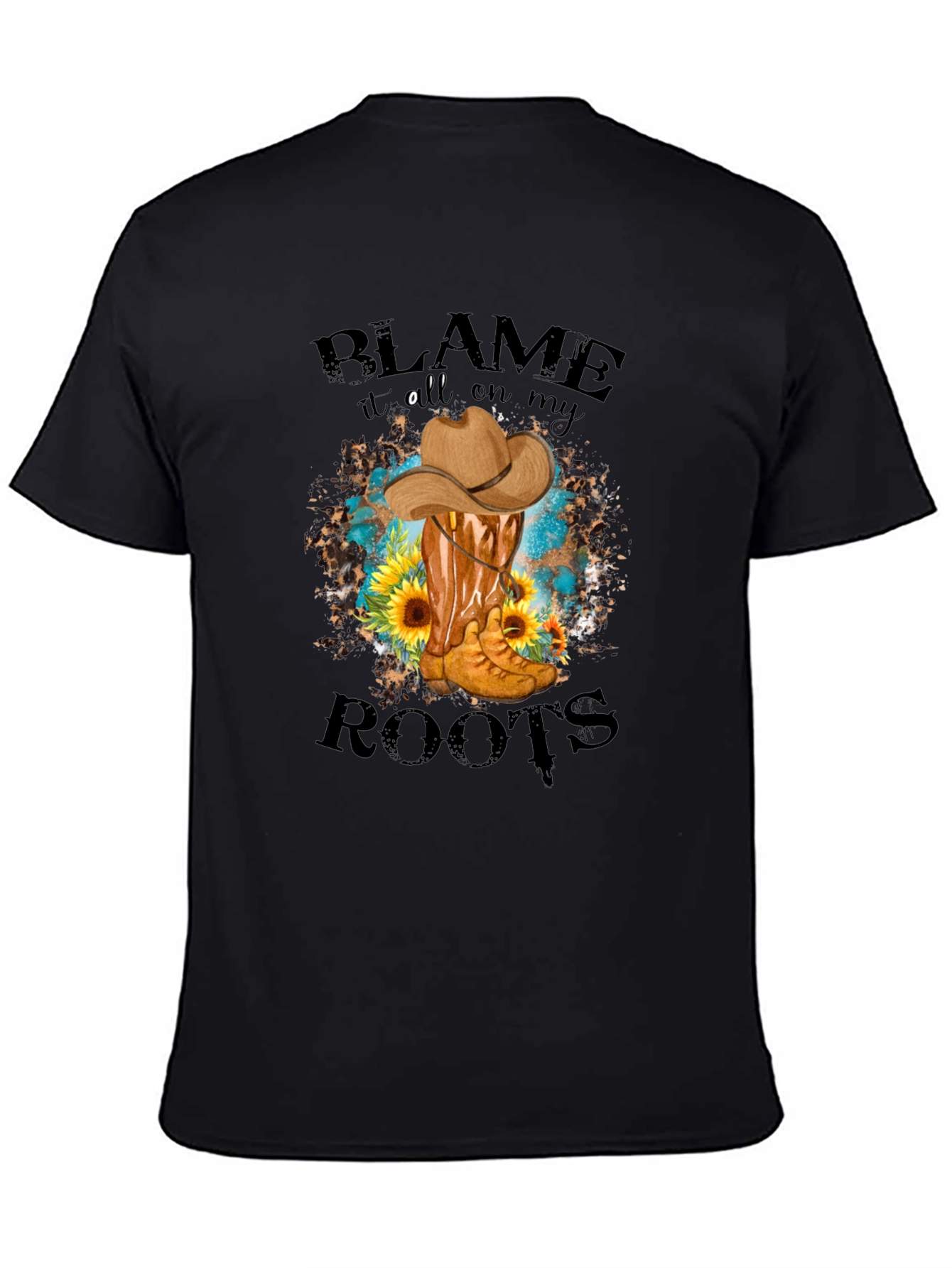 Blame It On My Roots Graphic Tee