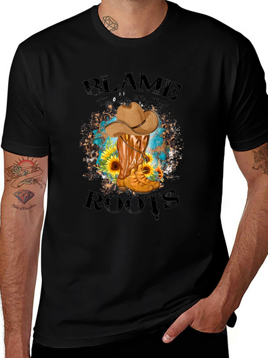 Blame It On My Roots Graphic Tee