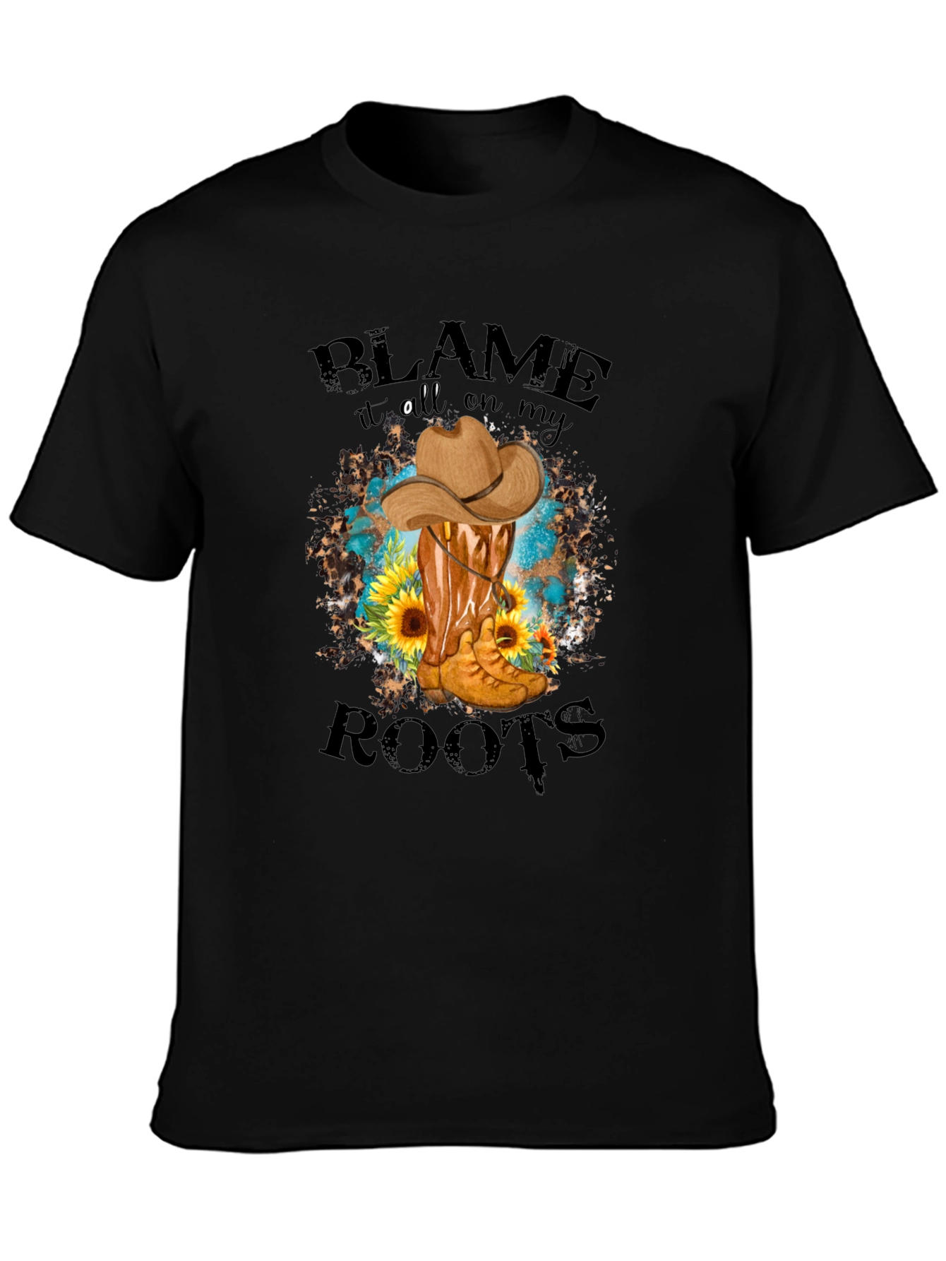 Blame It On My Roots Graphic Tee