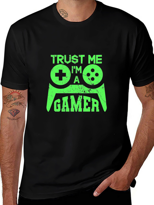 Trust Me Im a Gamer Black T-Shirt