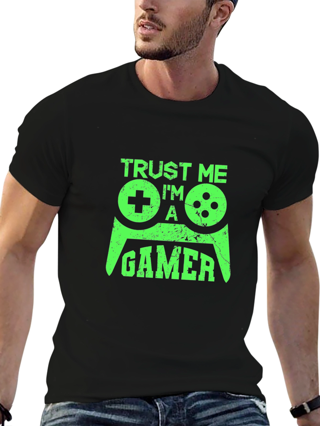 Trust Me Im a Gamer Black T-Shirt
