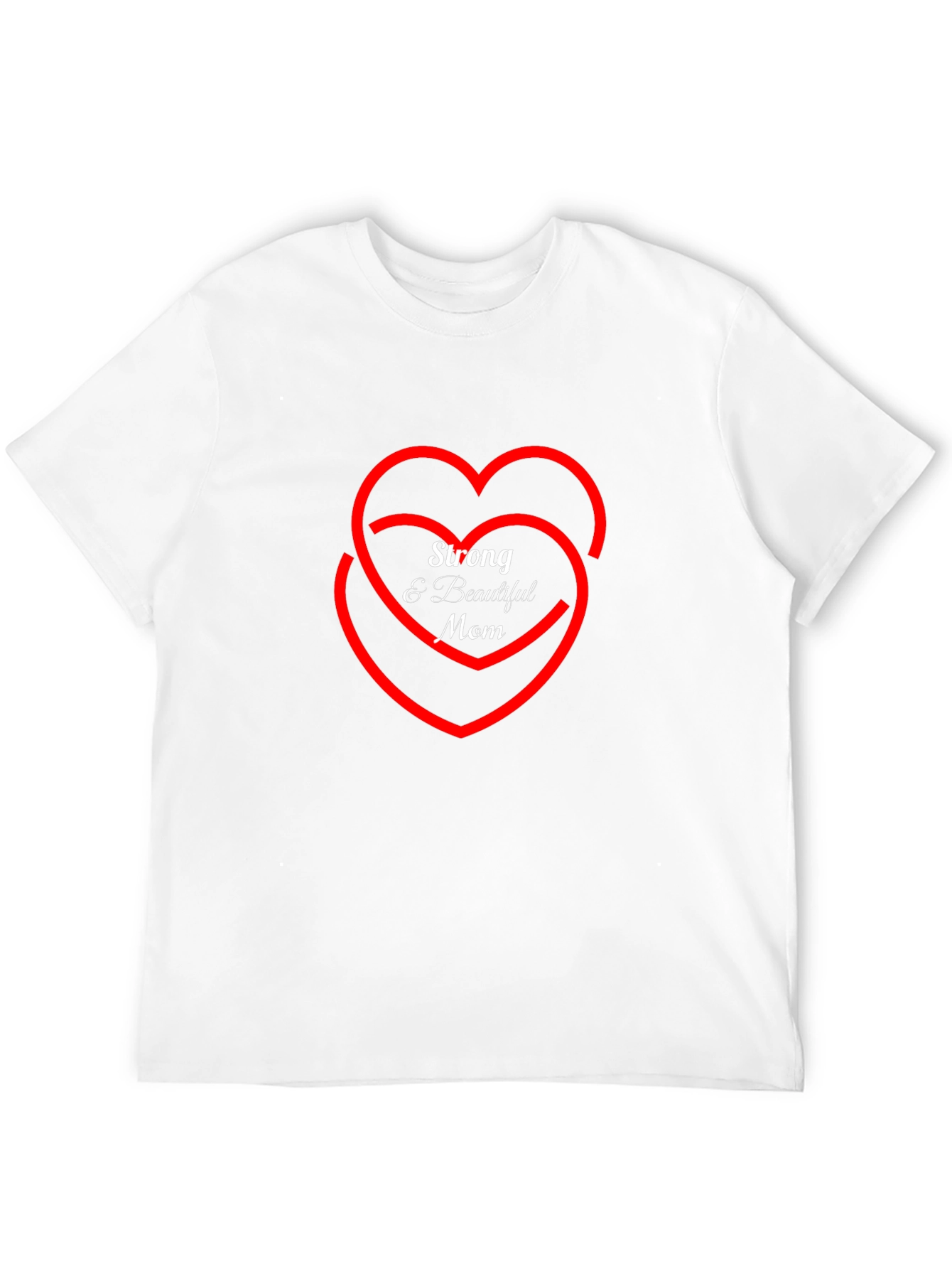 Strong & Beautiful Mom Graphic Tee - Black