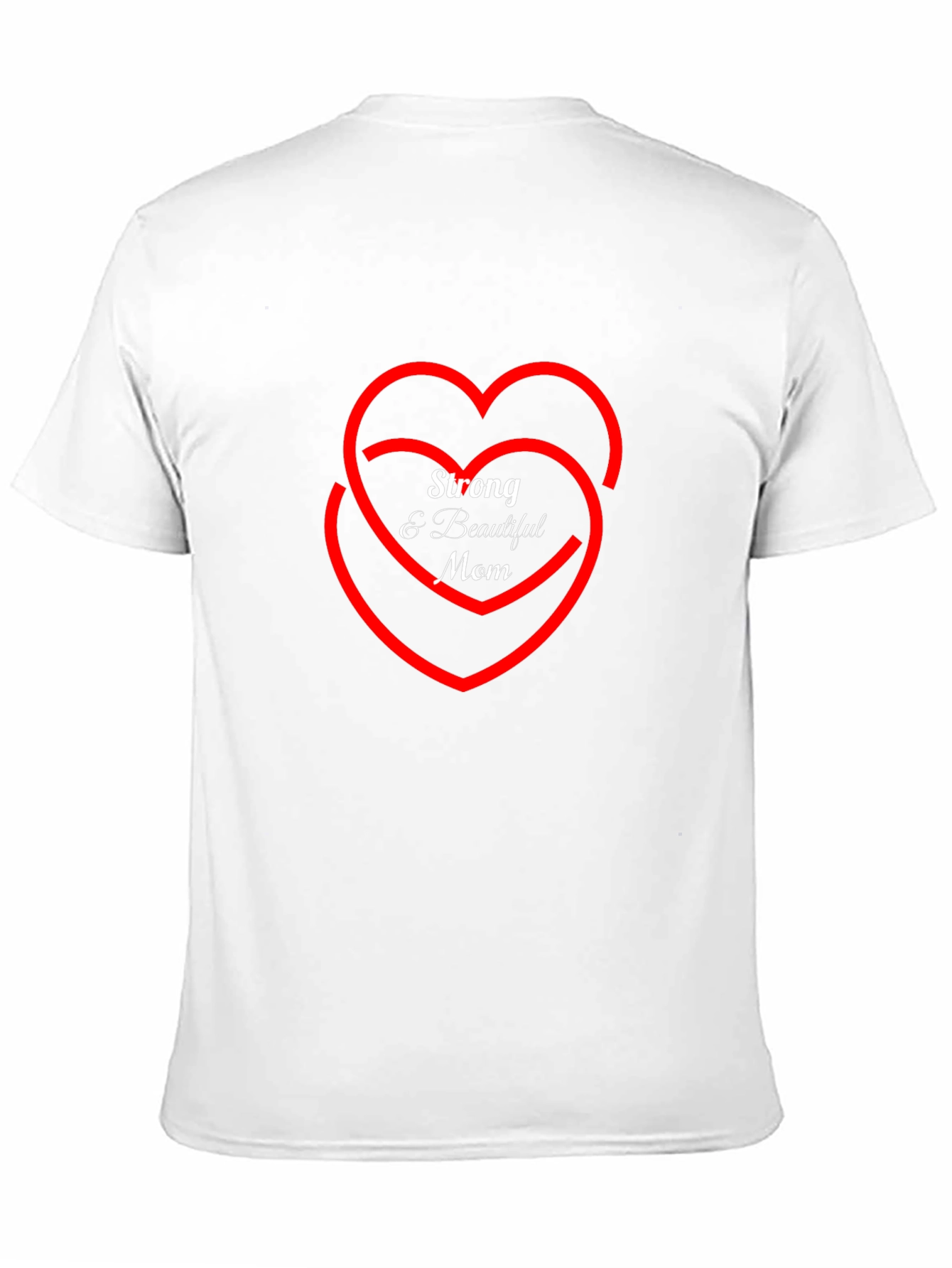 Strong & Beautiful Mom Graphic Tee - Black