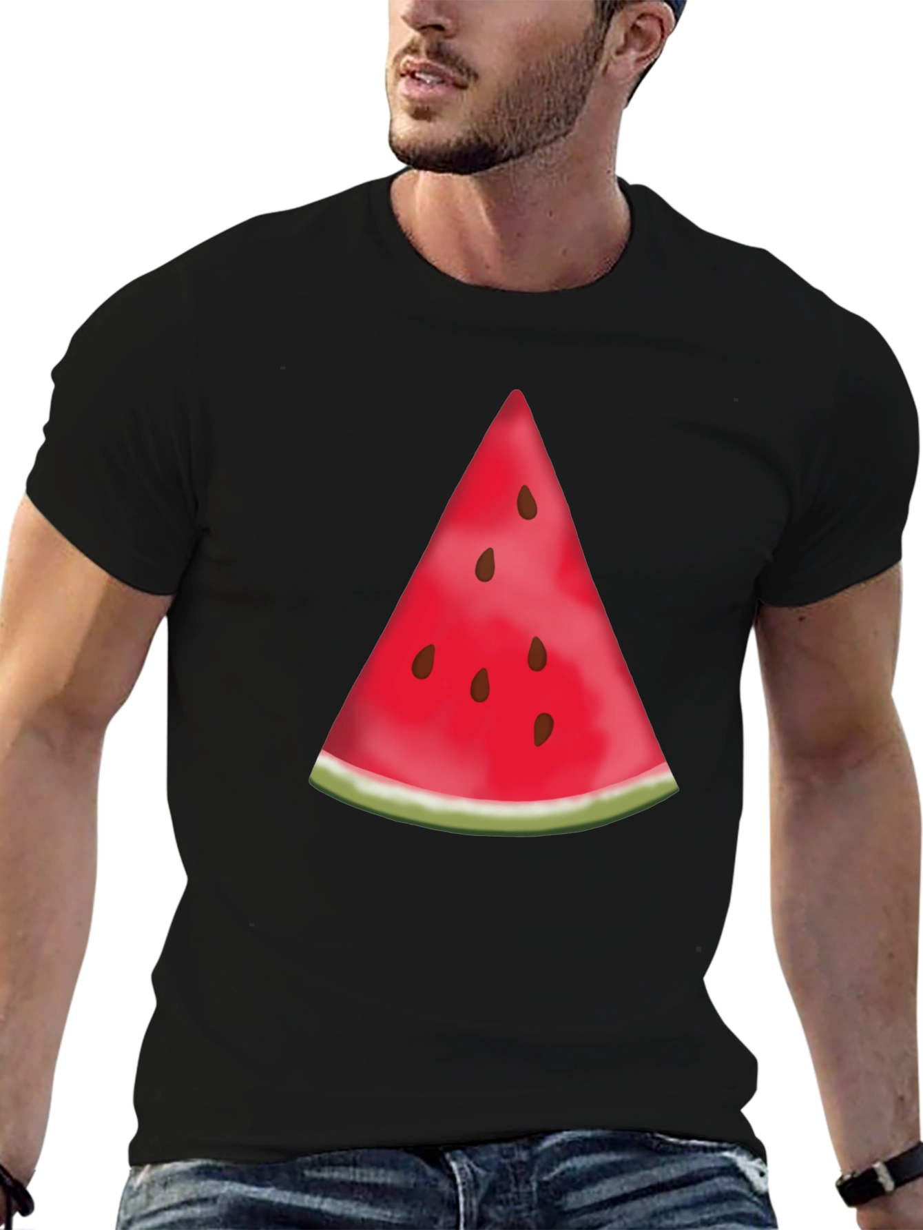 Watermelon Slice Graphic Tee - Summer Style