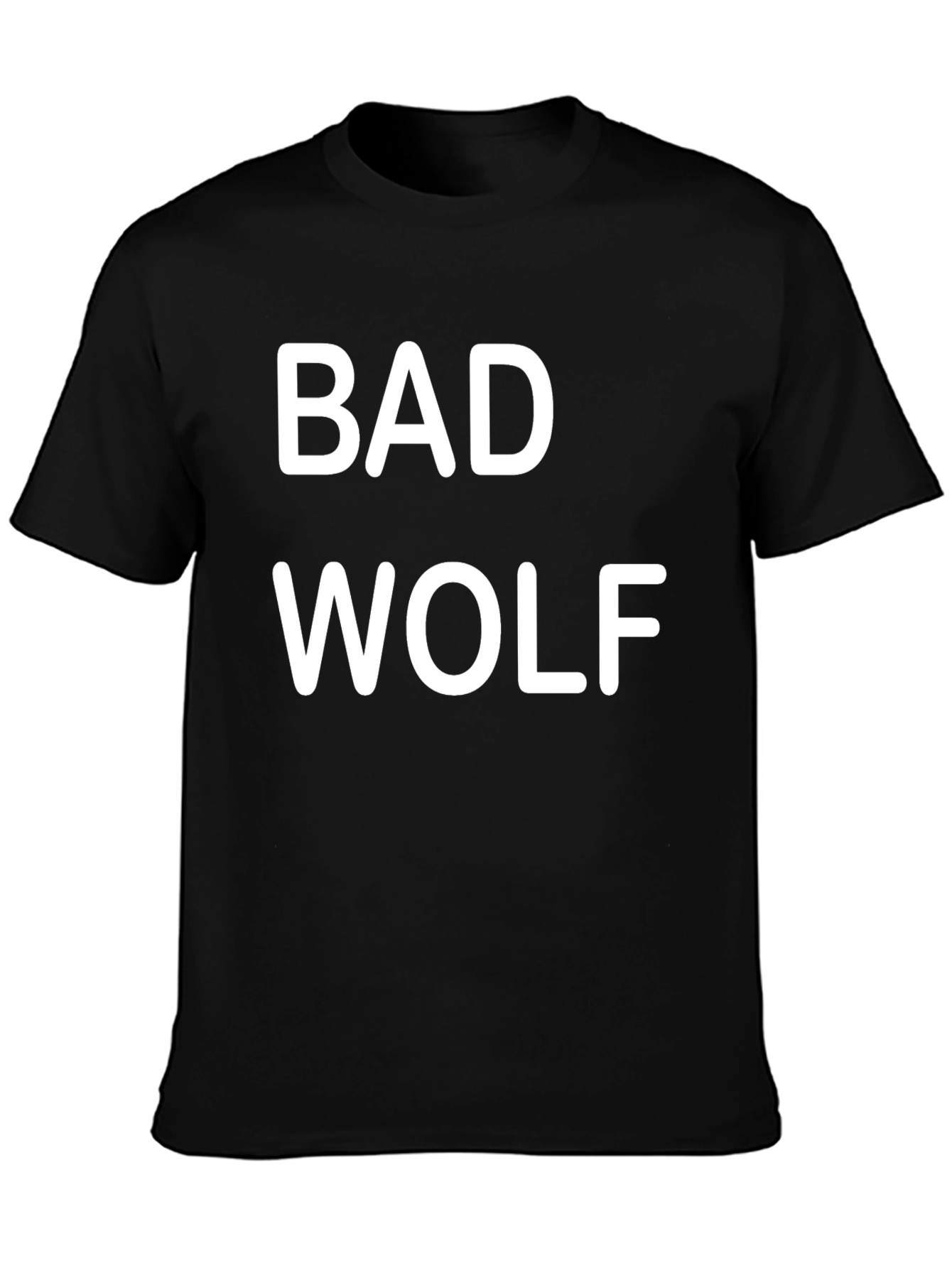 Bad Wolf Graphic T-Shirt - Black Short Sleeve