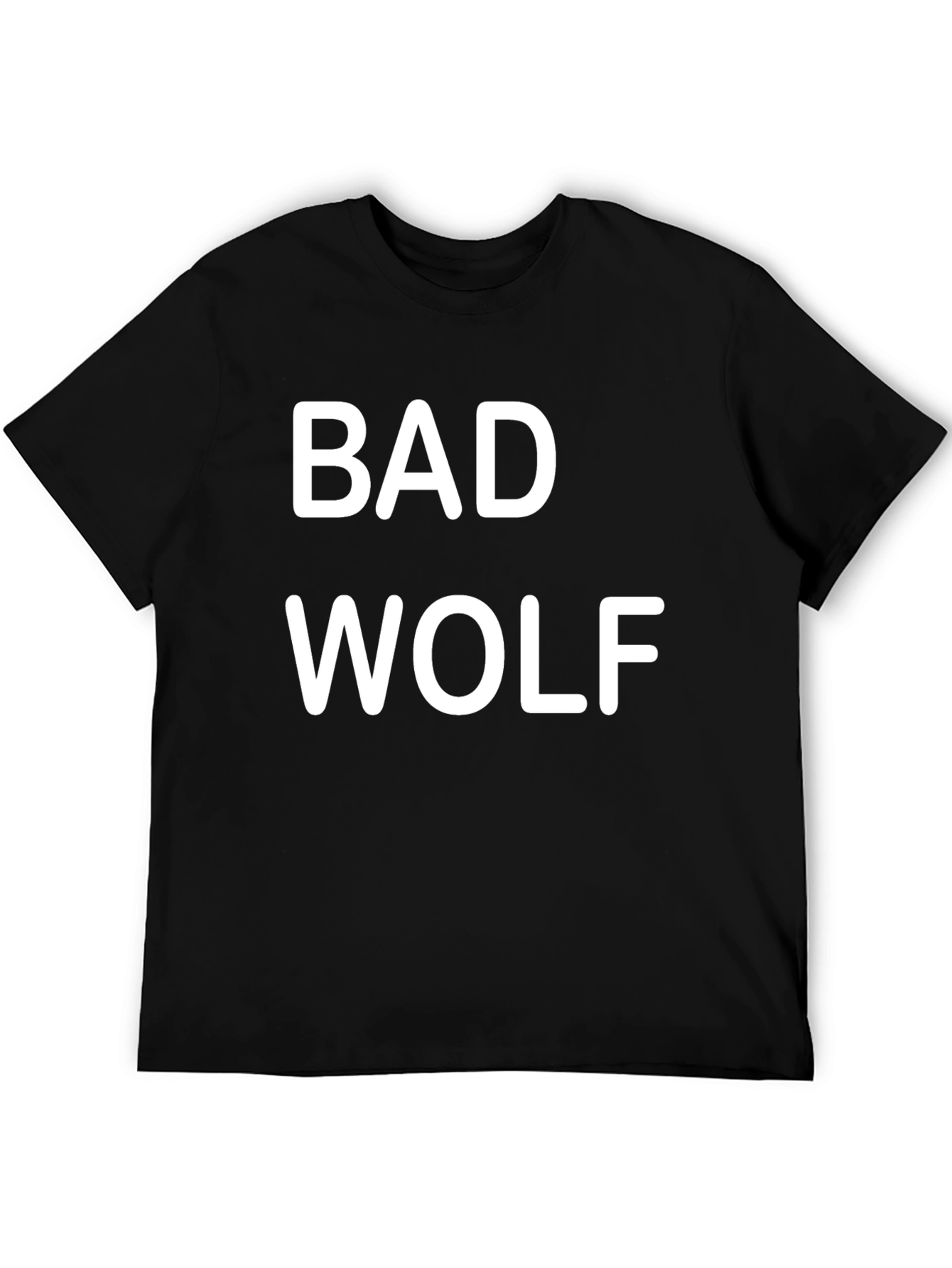 Bad Wolf Graphic T-Shirt - Black Short Sleeve