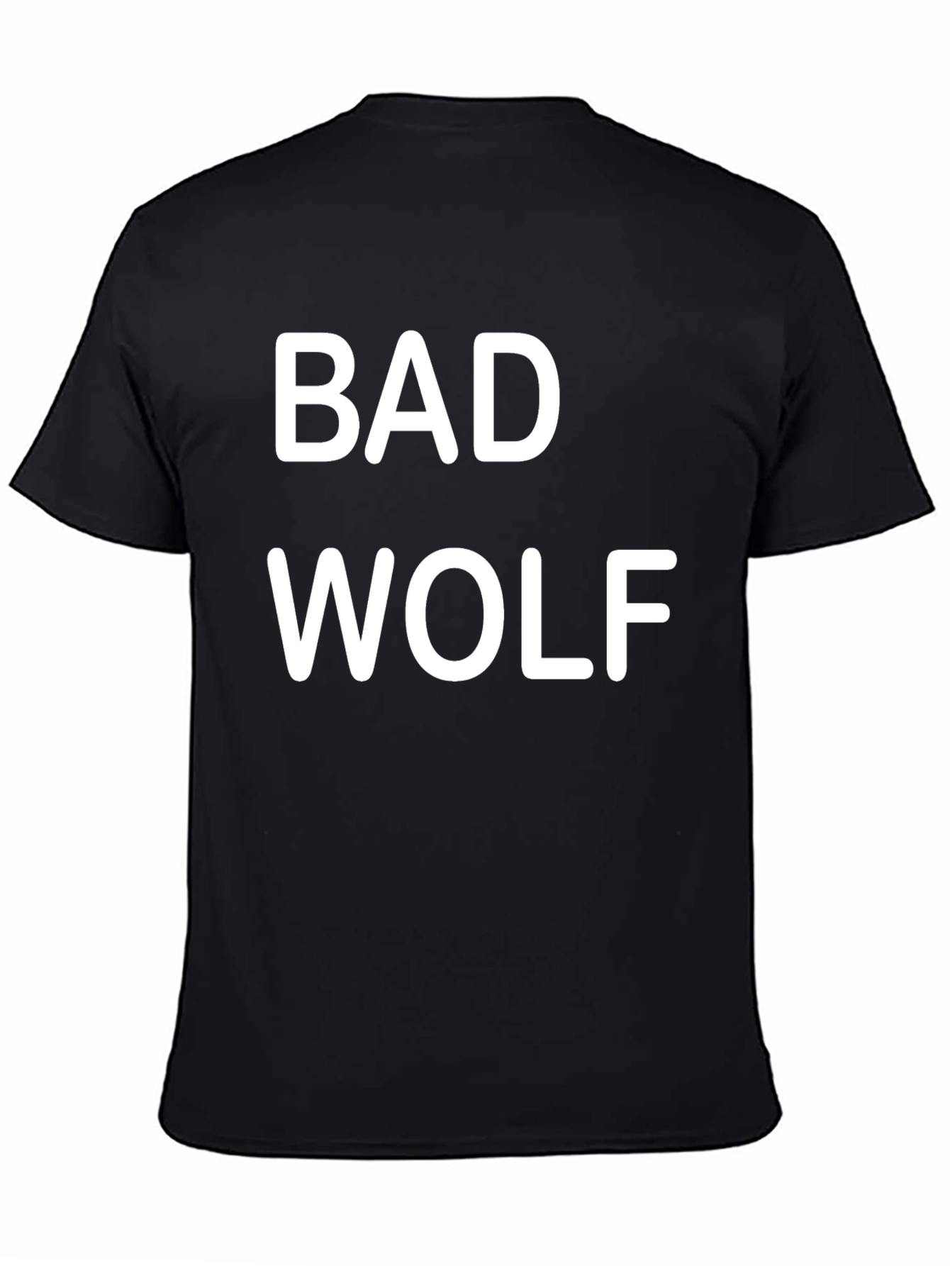 Bad Wolf Graphic T-Shirt - Black Short Sleeve