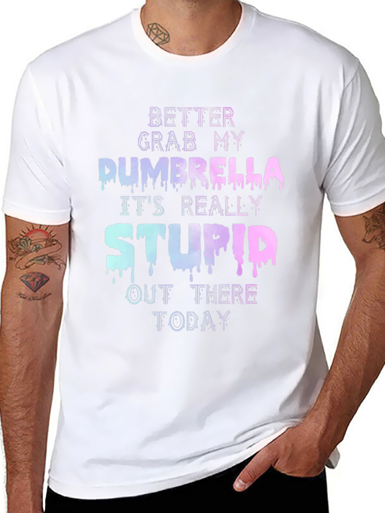 Dumbrella Graphic T-Shirt - Funny Slogan Tee