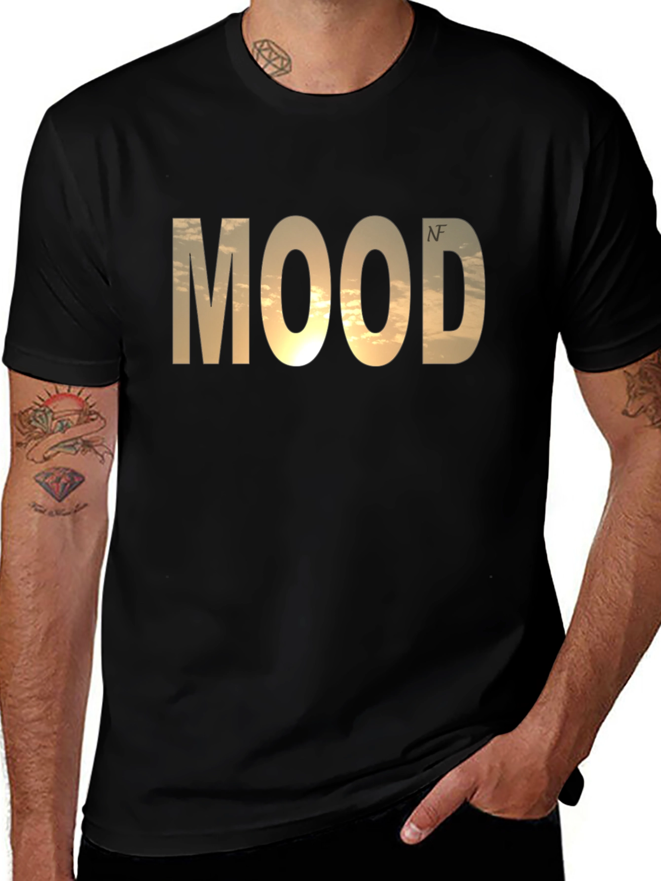 Mood Graphic Tee - Trendy Casual Shirt