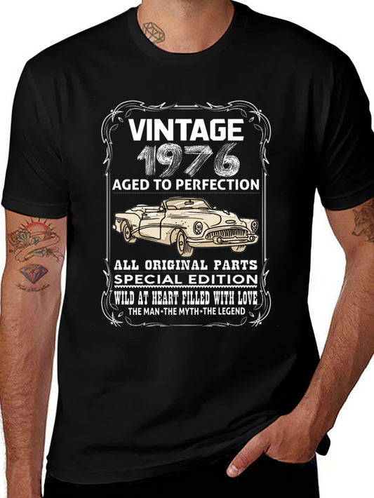 Vintage 1976 Car Enthusiast T-Shirt