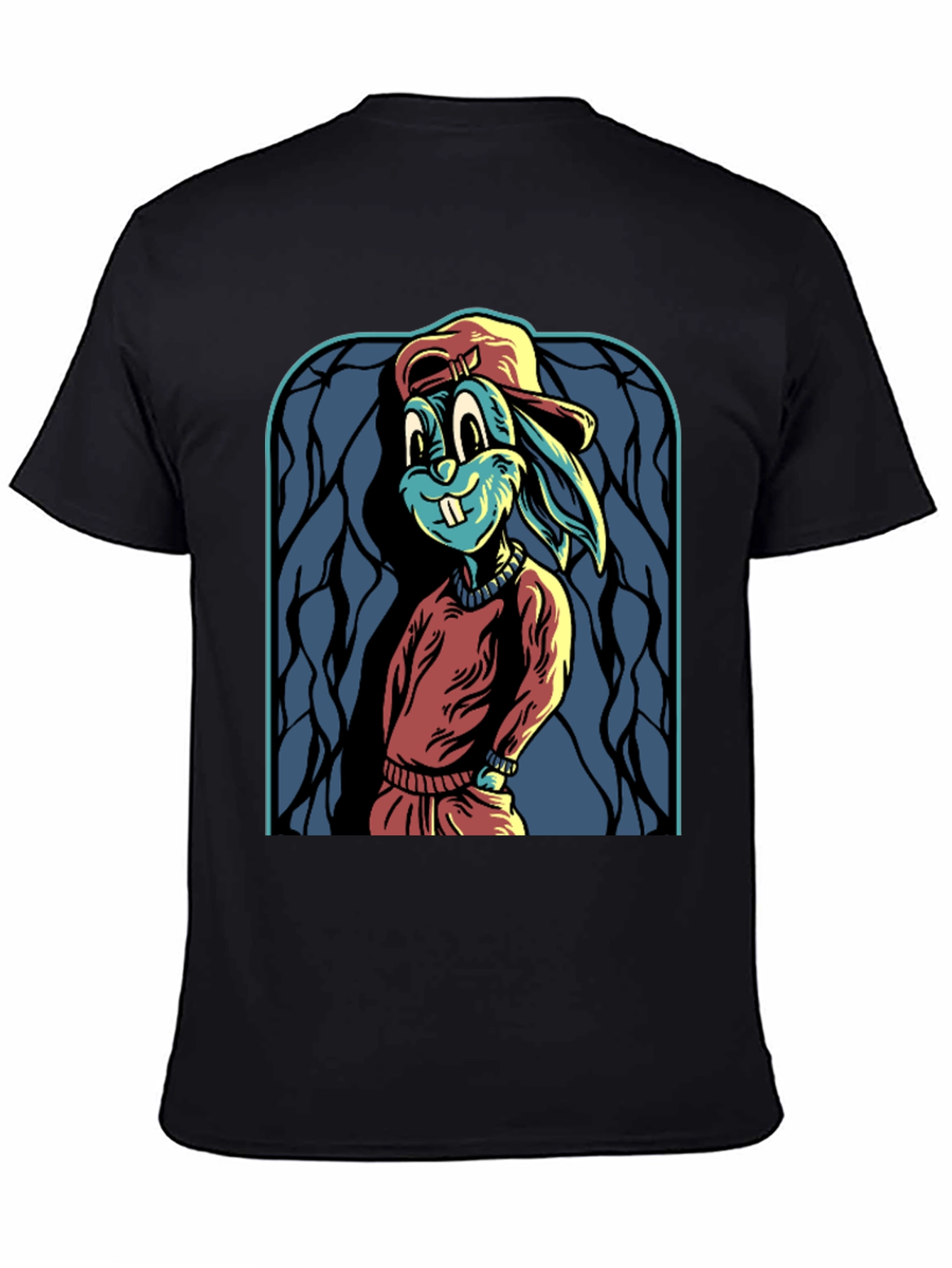 Cartoon Rabbit Graphic Tee