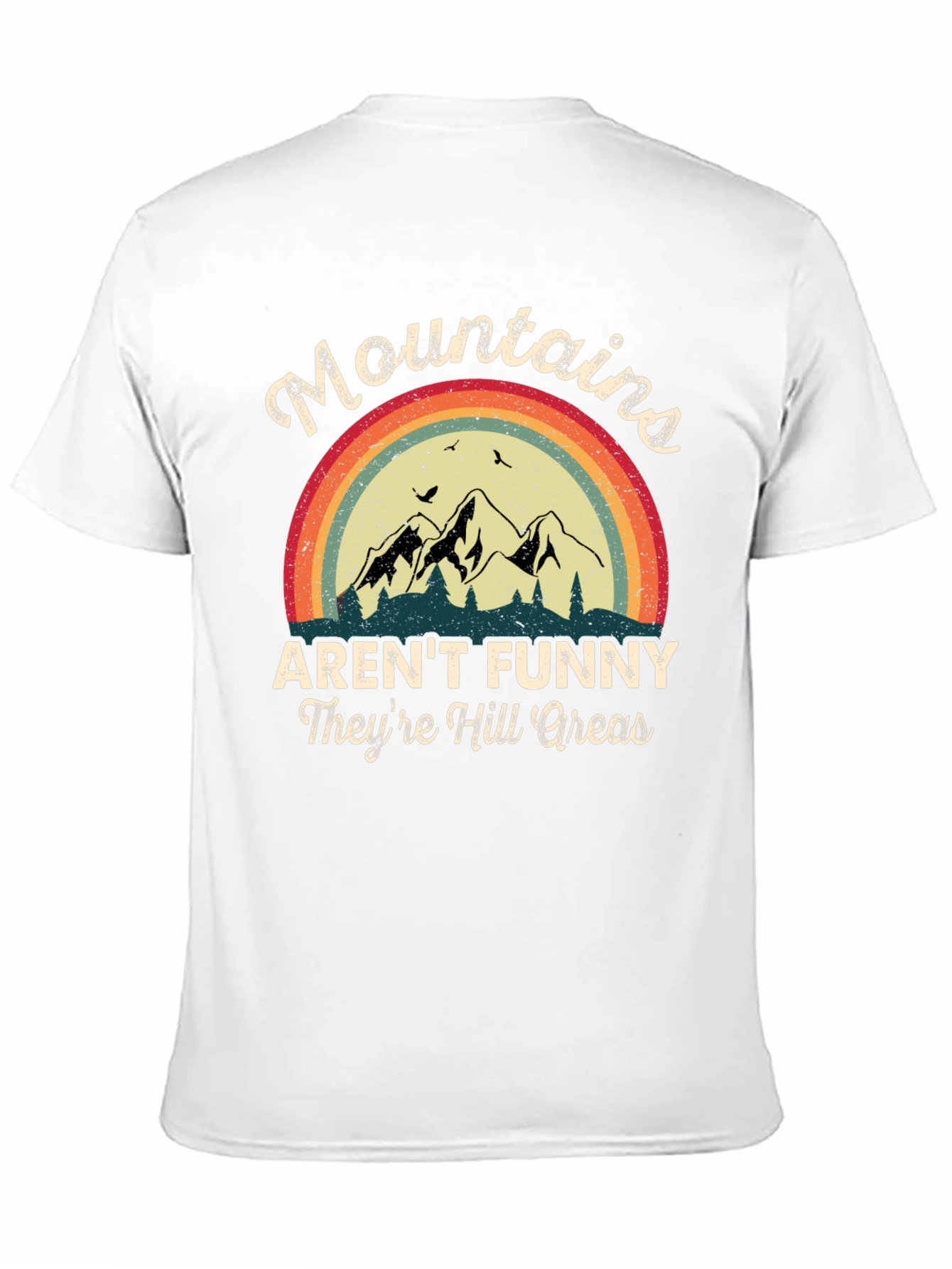 Funny Mountains Graphic T-Shirt