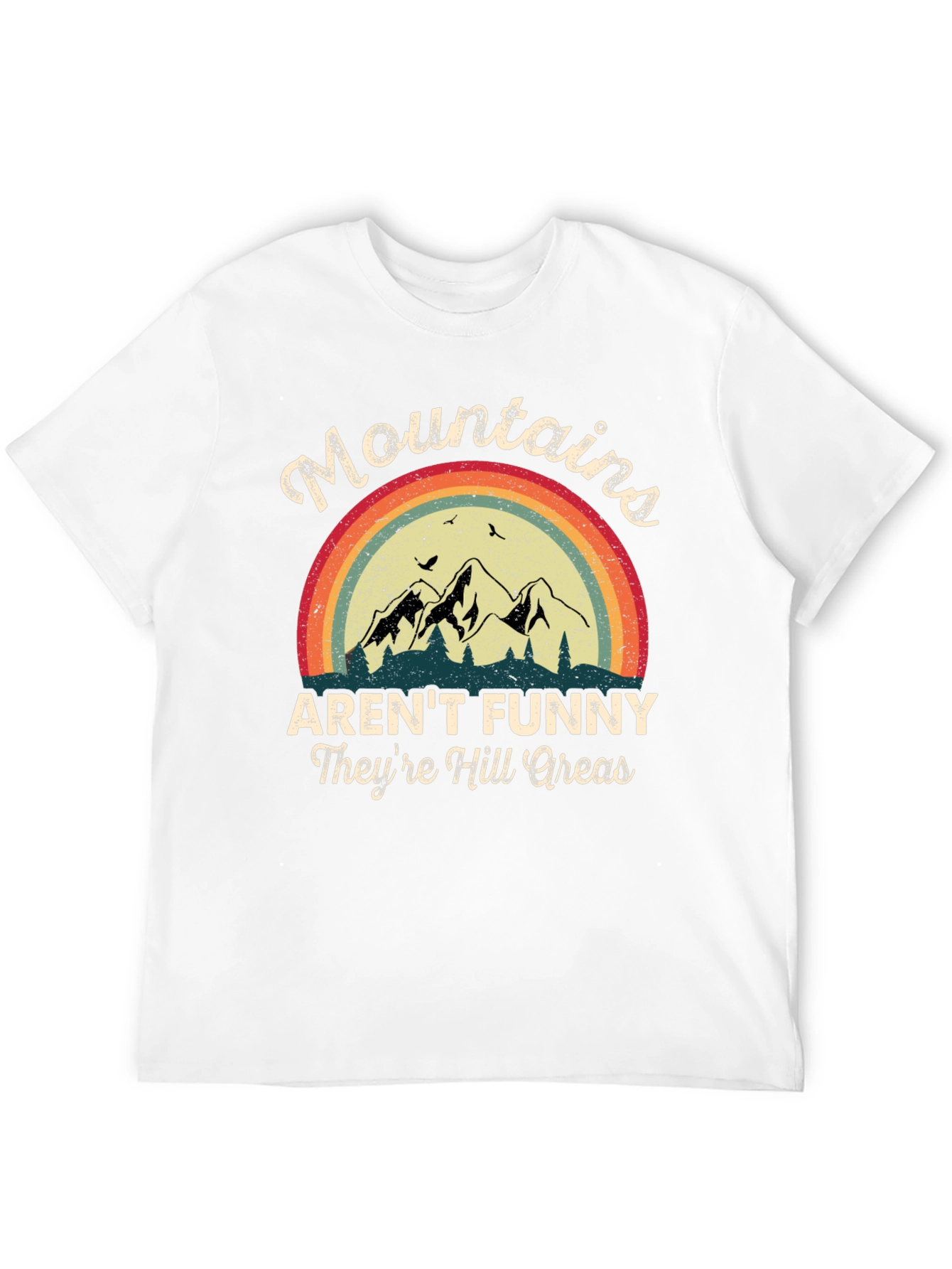 Funny Mountains Graphic T-Shirt