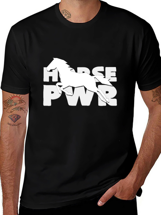 Horse Power Black T-Shirt