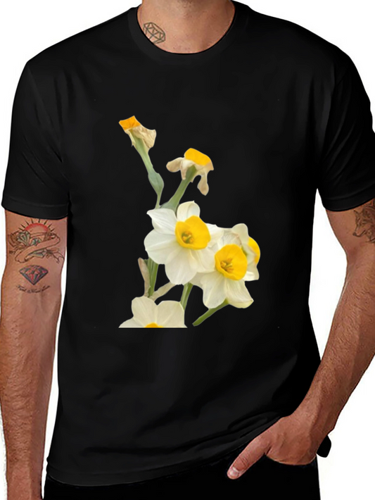 Floral Daffodil Graphic T-Shirt