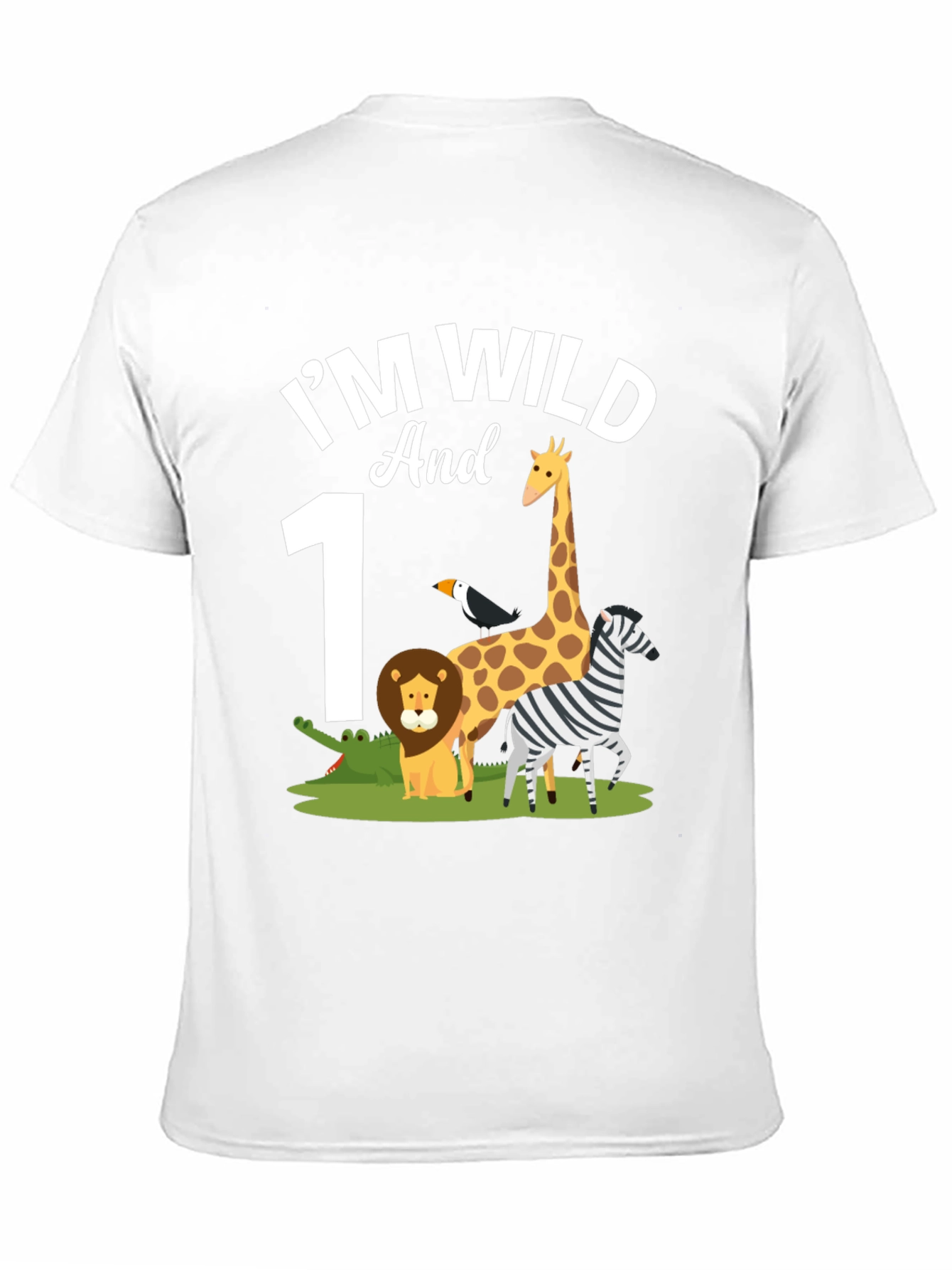 Im Wild and 1st Birthday Safari T-Shirt