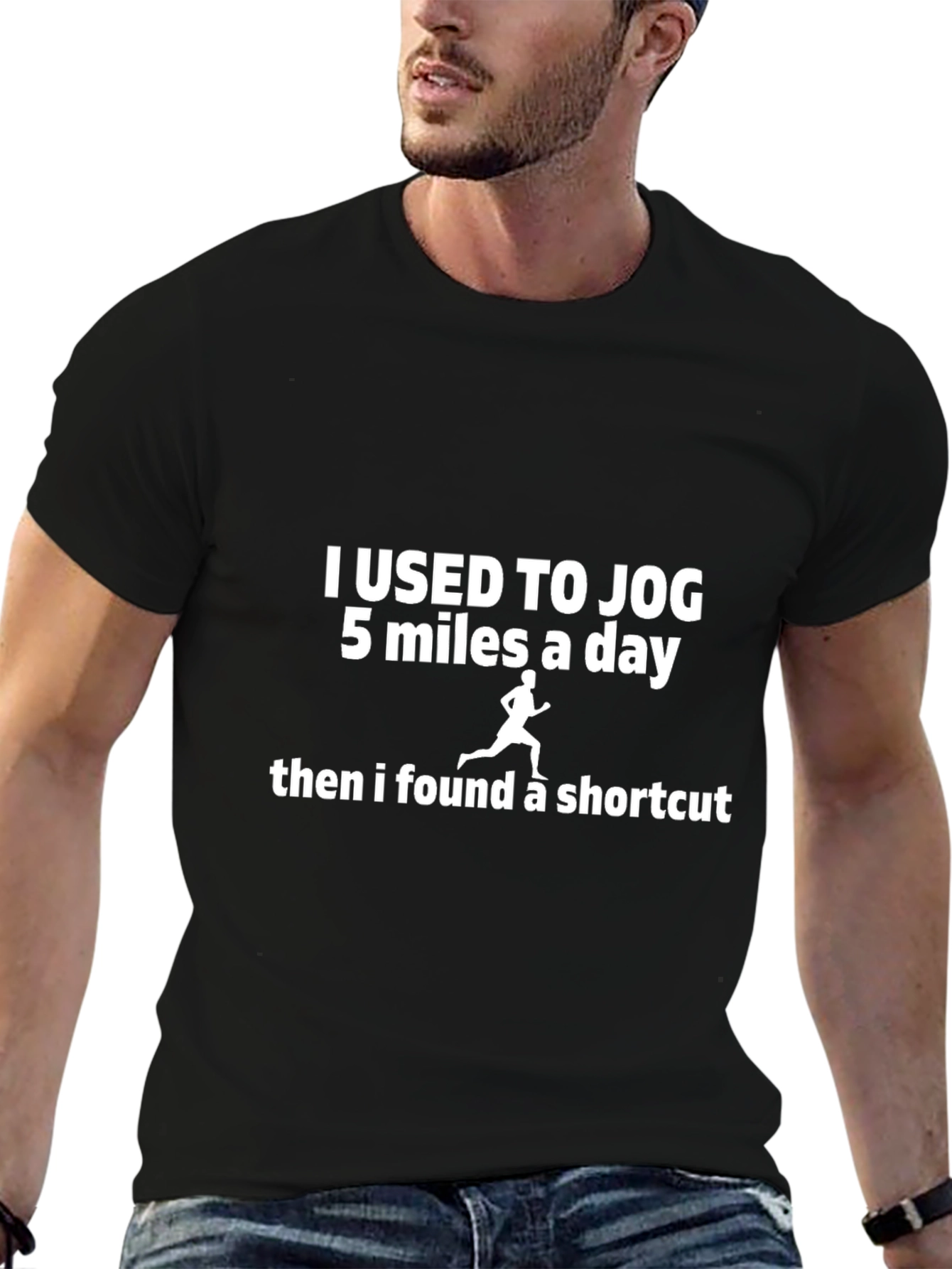 Funny Jogging Shortcut T-Shirt