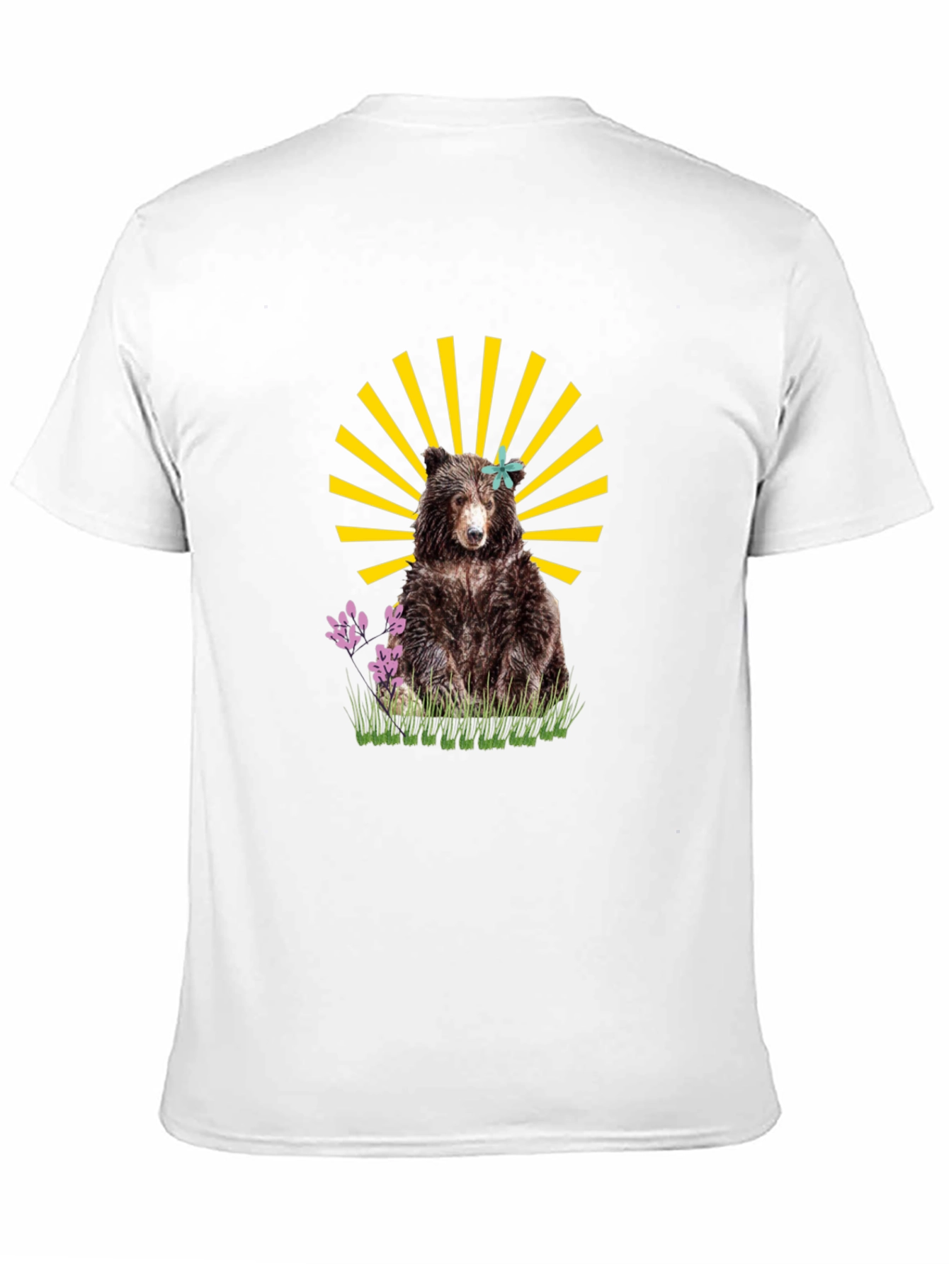 Bear Graphic T-Shirt - Black