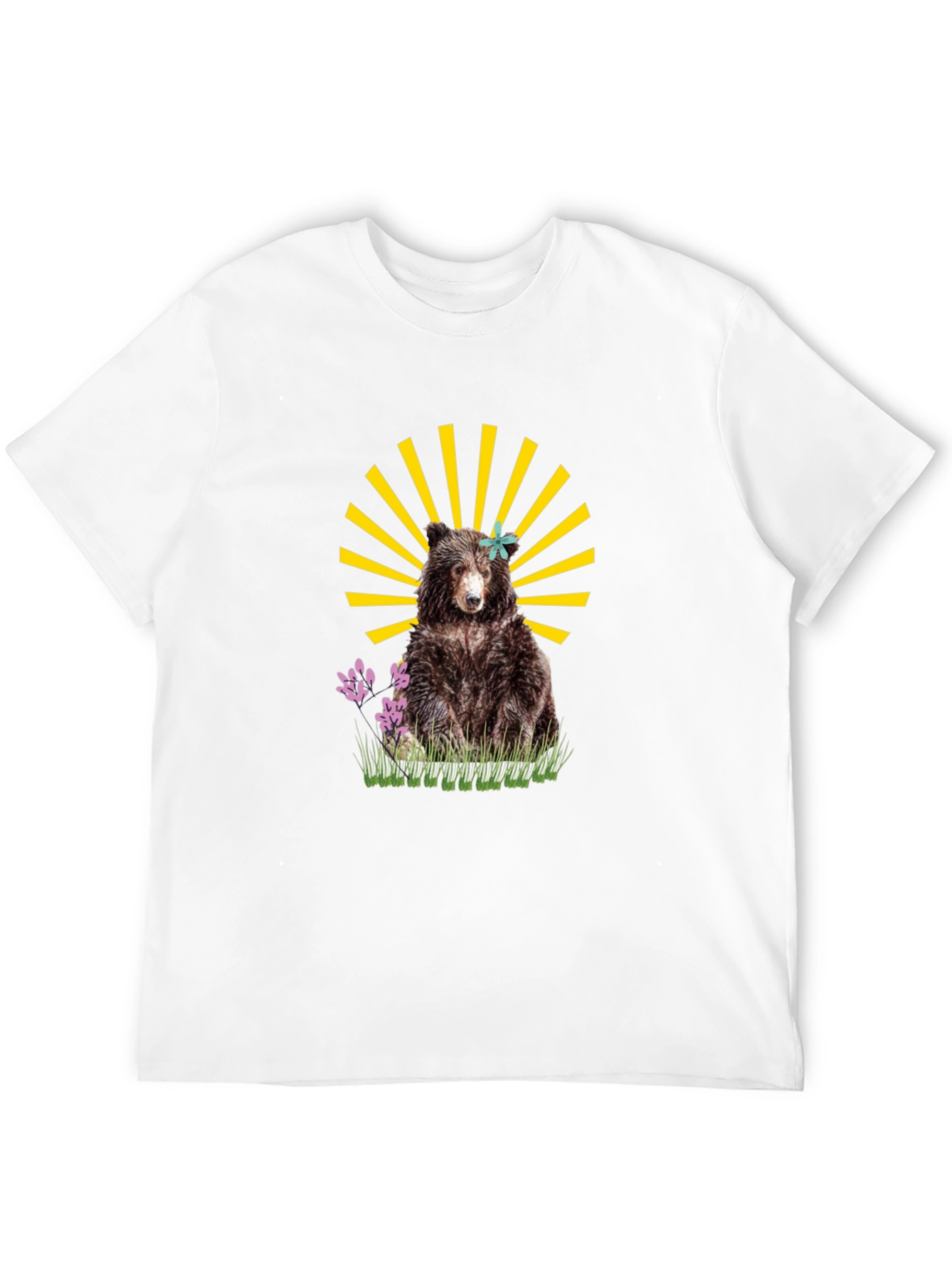Bear Graphic T-Shirt - Black