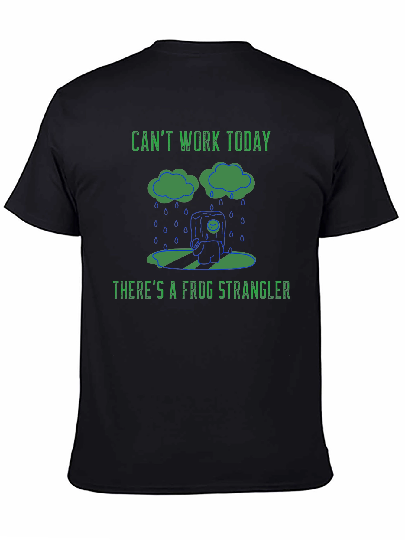 Funny Frog Strangler Graphic T-Shirt