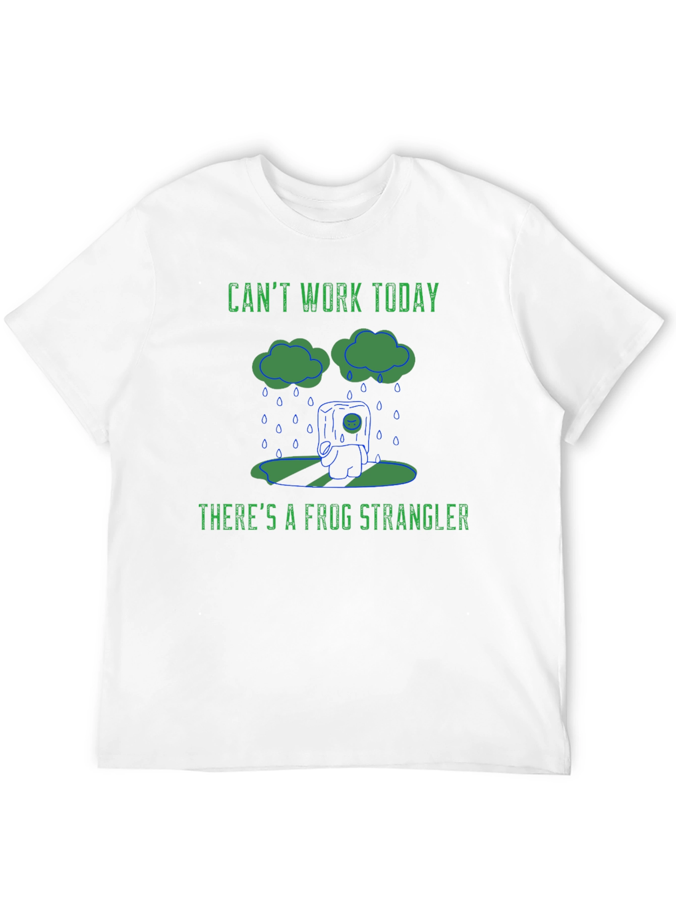 Funny Frog Strangler Graphic T-Shirt