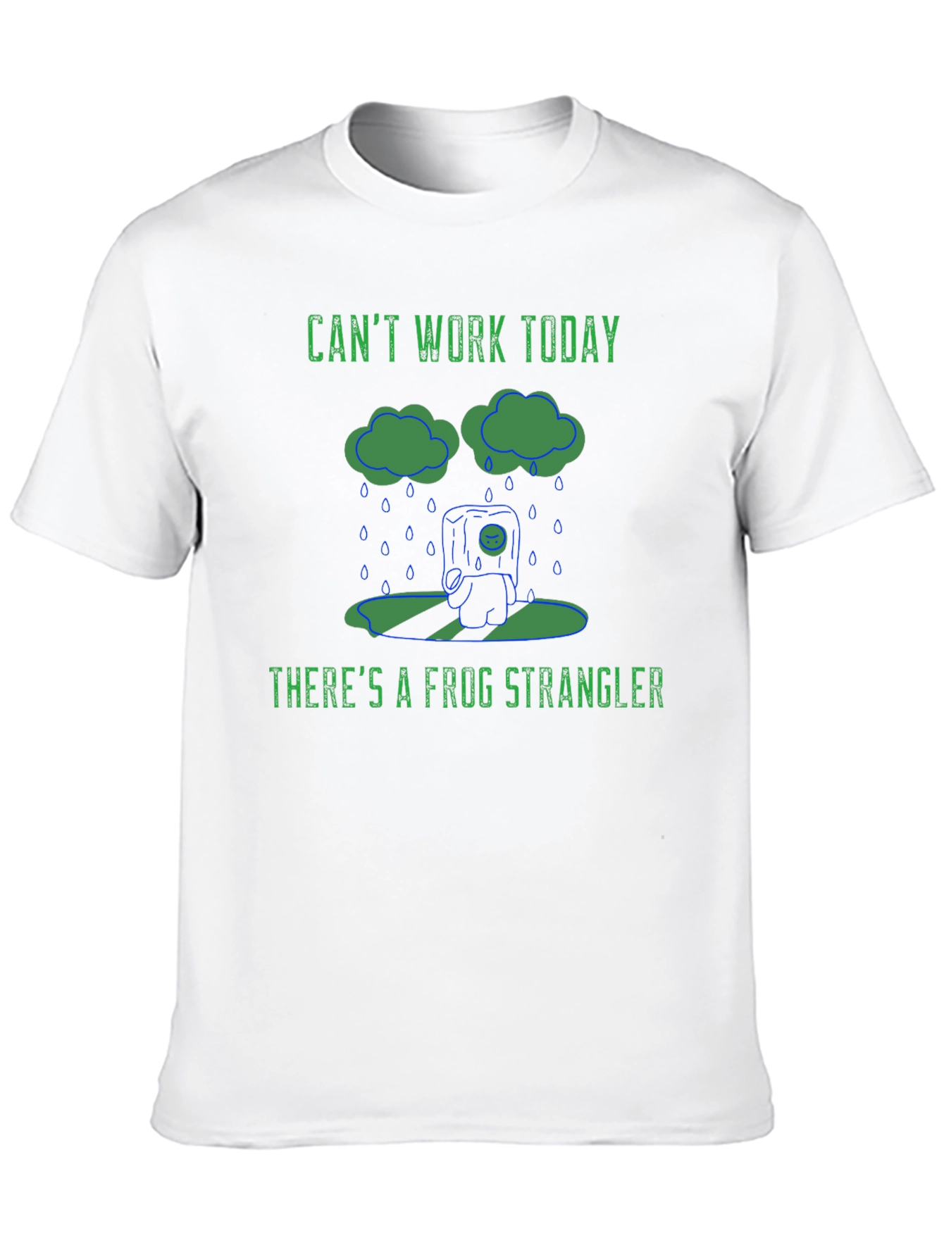 Funny Frog Strangler Graphic T-Shirt