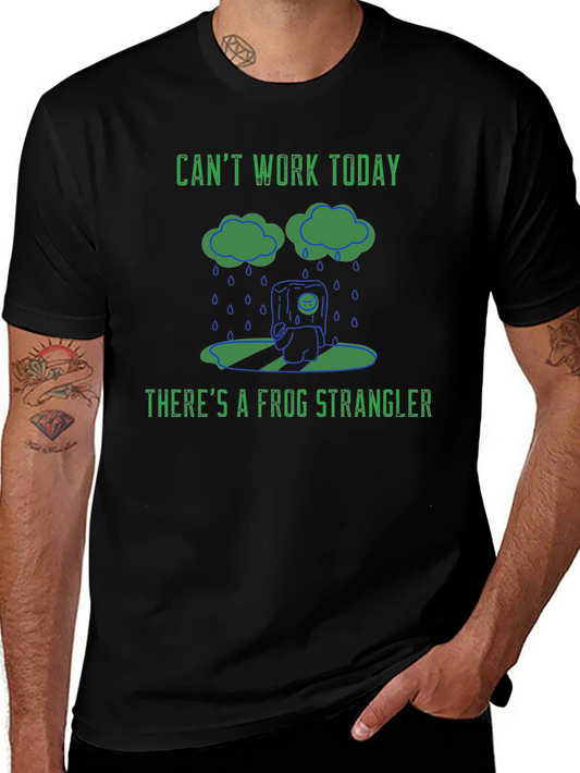 Funny Frog Strangler Graphic T-Shirt