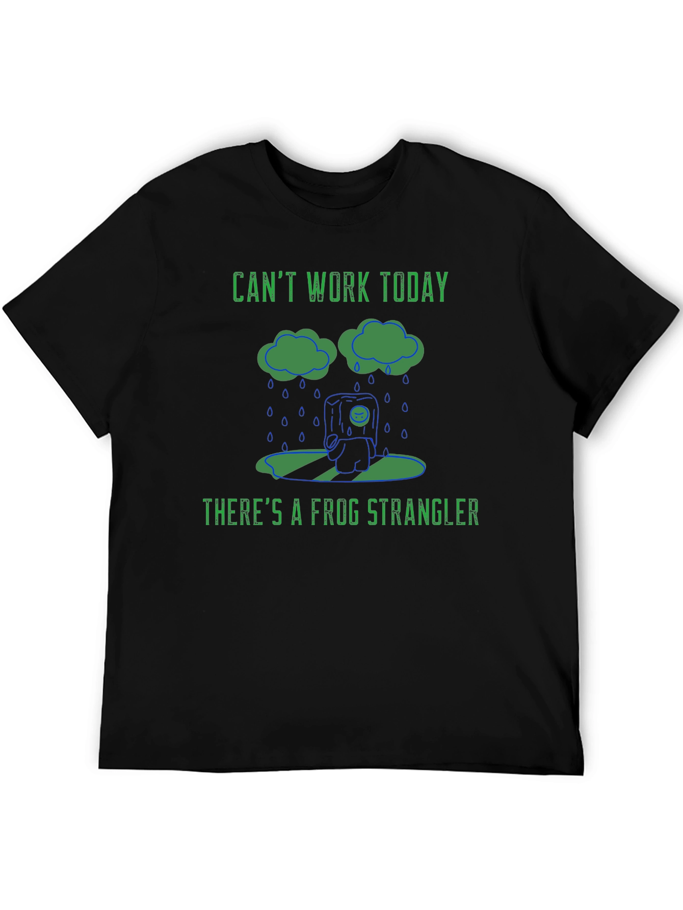 Funny Frog Strangler Graphic T-Shirt