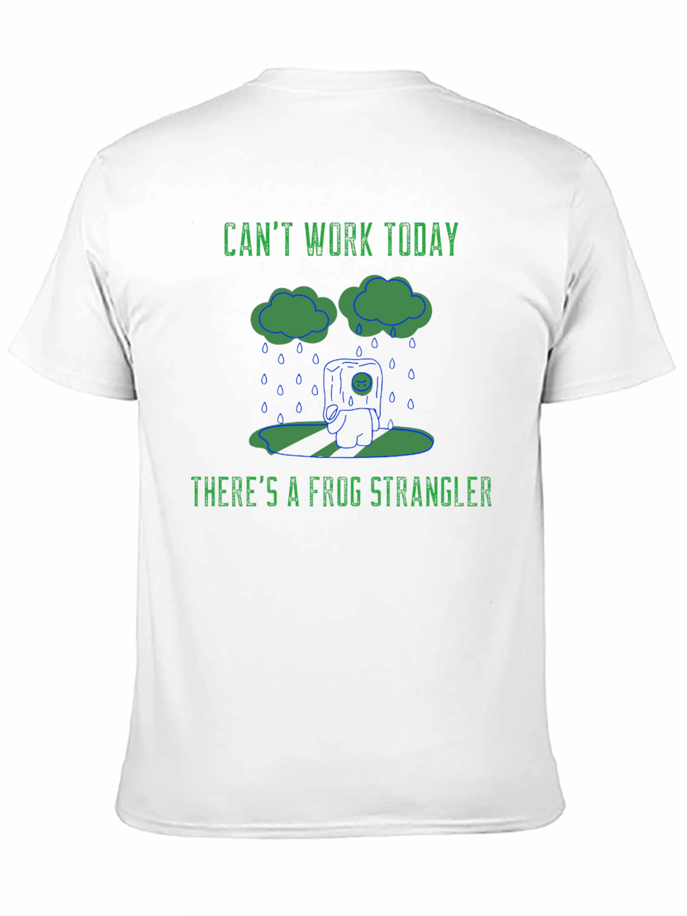 Funny Frog Strangler Graphic T-Shirt