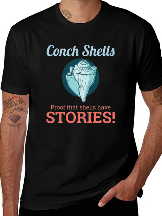 Conch Shells Graphic T-Shirt - Stories!
