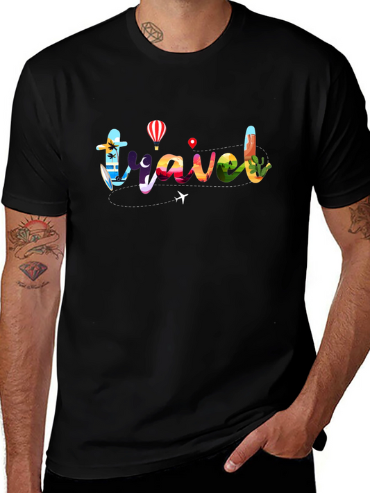 Travel Graphic Tee - Adventure Awaits!