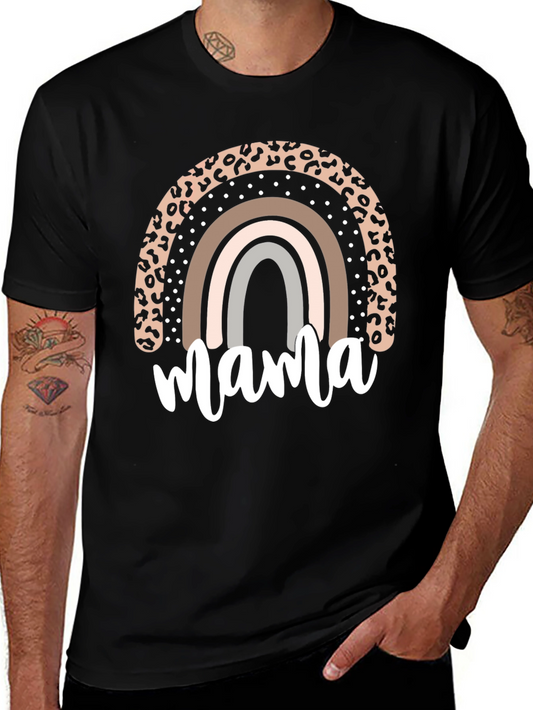 Mama Rainbow Graphic Tee