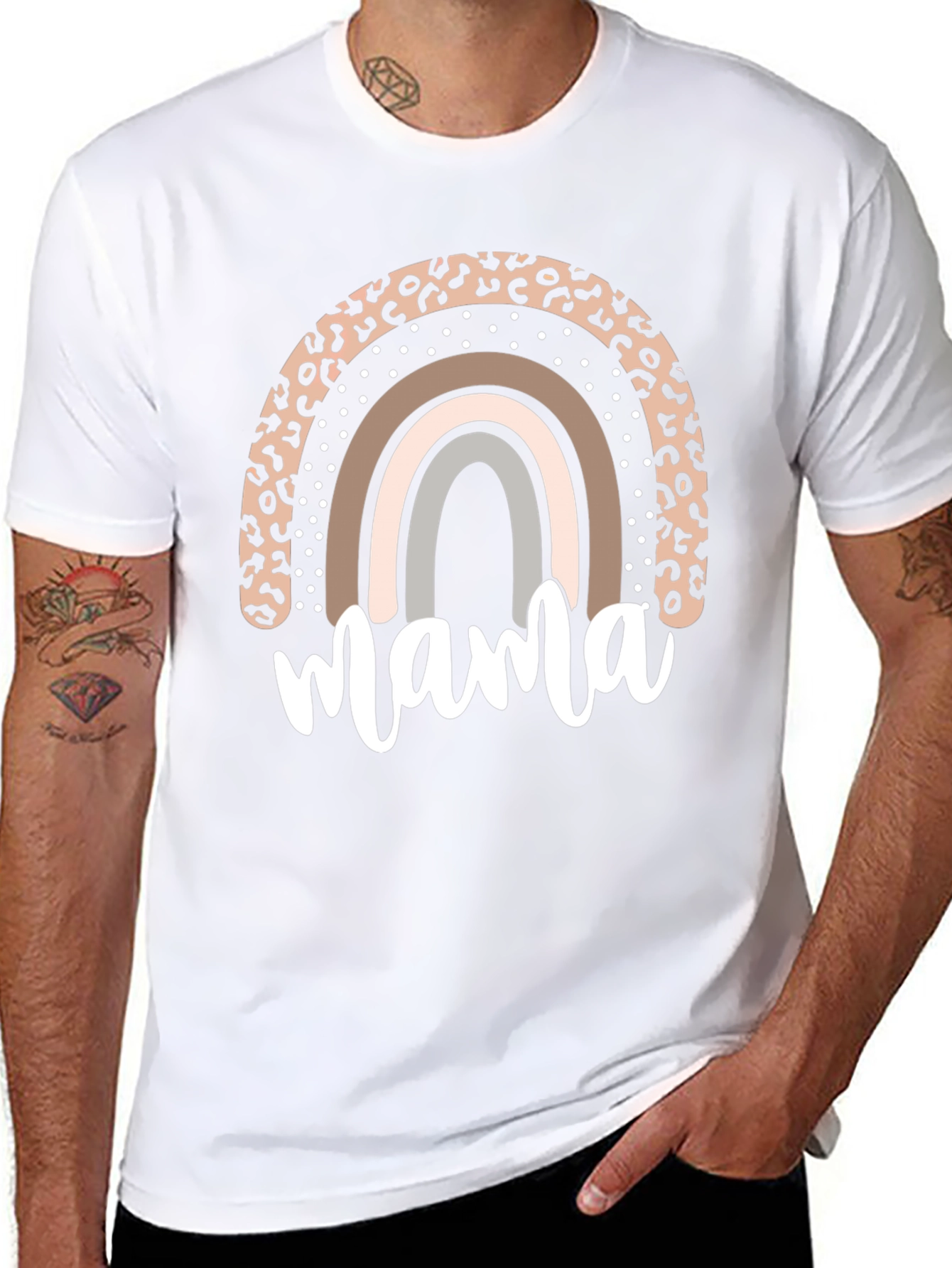 Mama Rainbow Graphic Tee