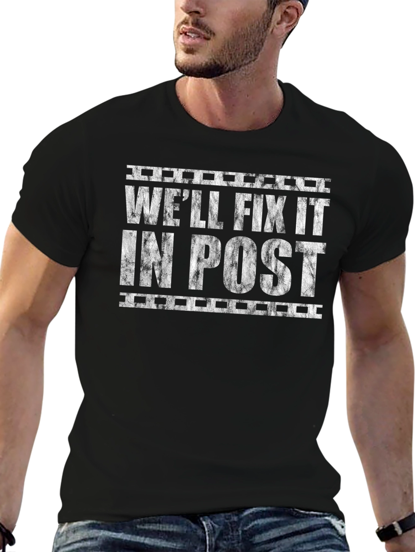 Well Fix It In Post Black T-Shirt