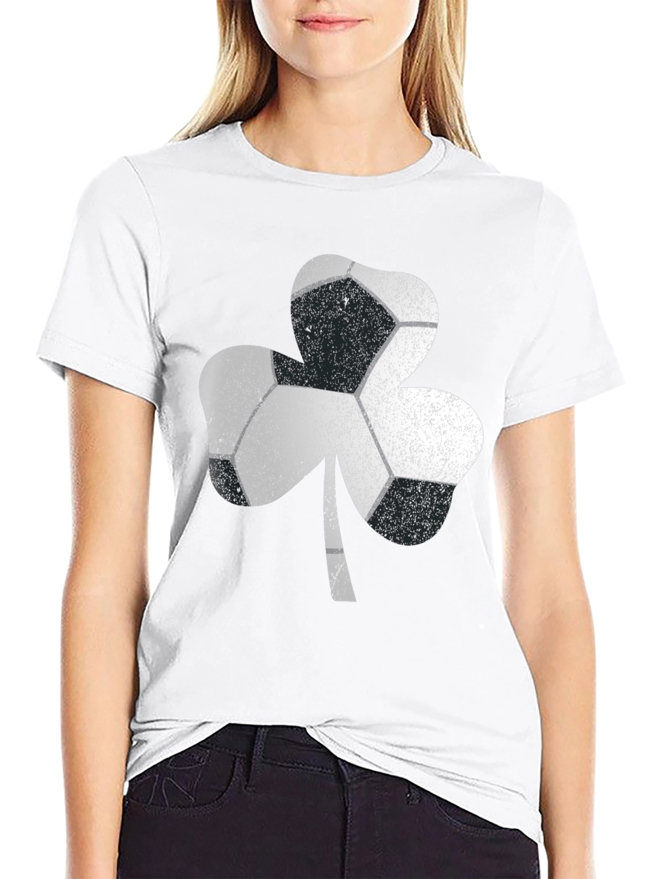 Shamrock Soccer Ball Graphic Tee