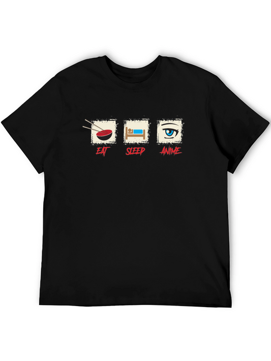 Eat Sleep Anime T-Shirt