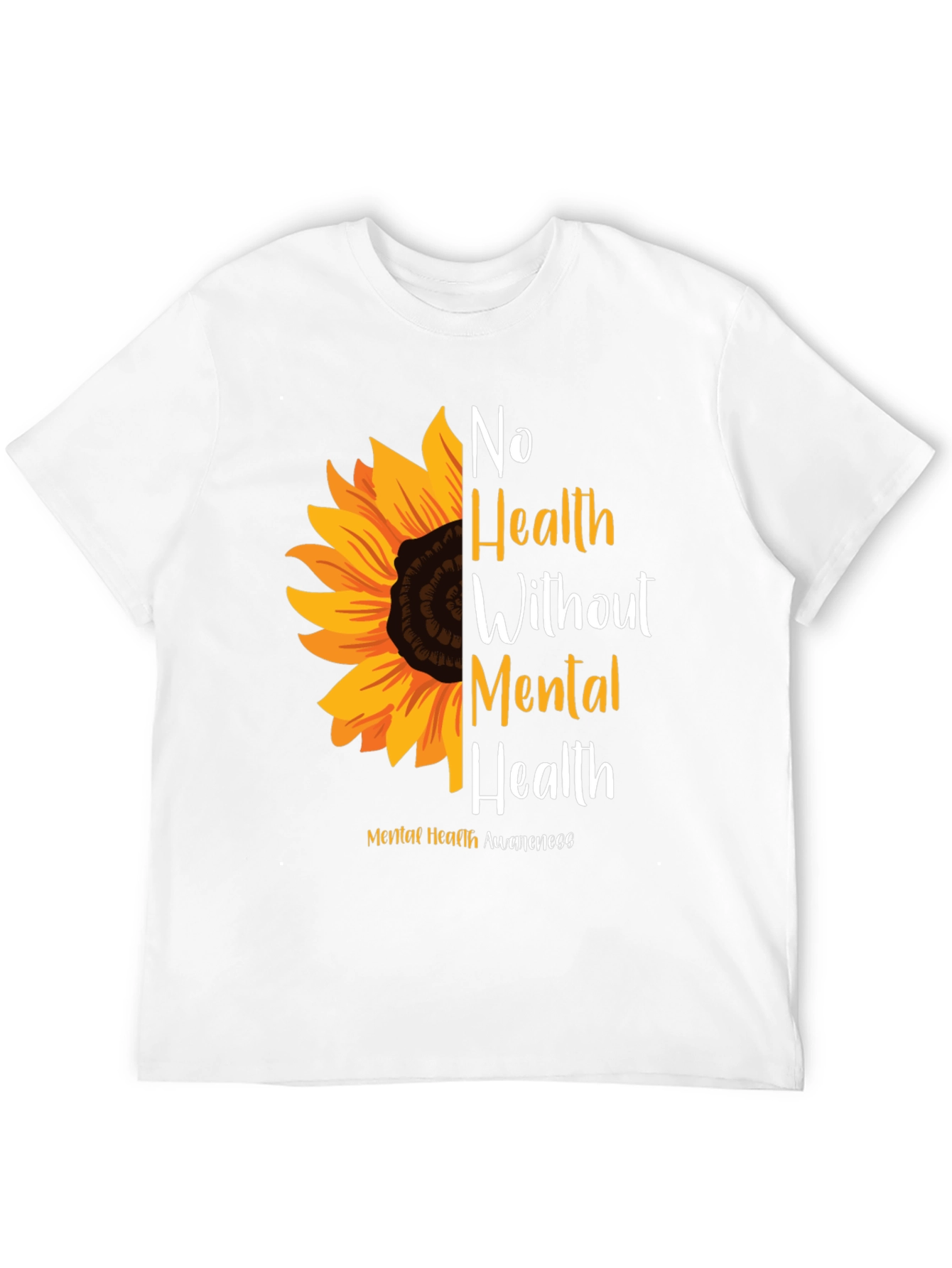 Mental Health Awareness Sunflower T-Shirt