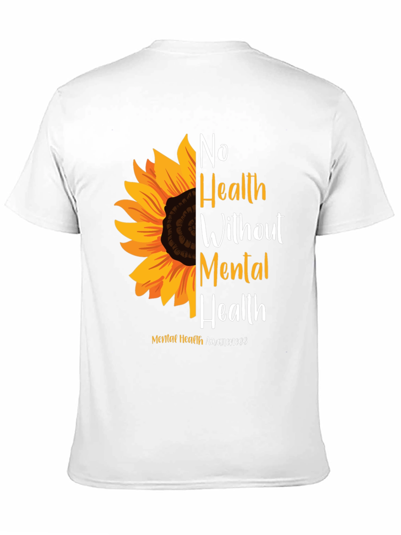 Mental Health Awareness Sunflower T-Shirt