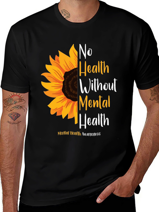 Mental Health Awareness Sunflower T-Shirt