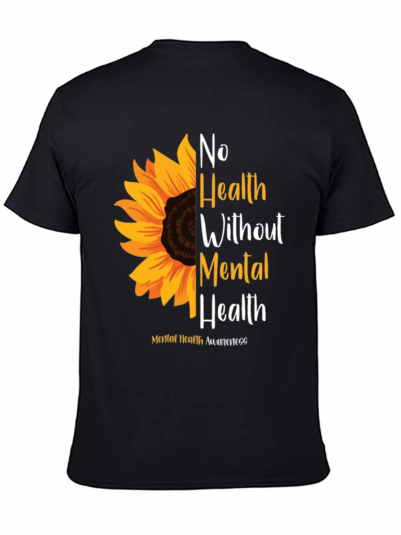 Mental Health Awareness Sunflower T-Shirt