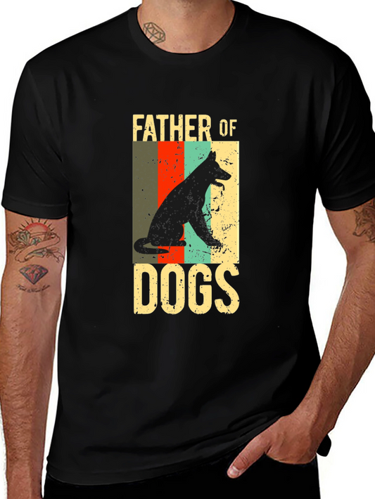 Father of Dogs T-Shirt - Dog Lover Tee
