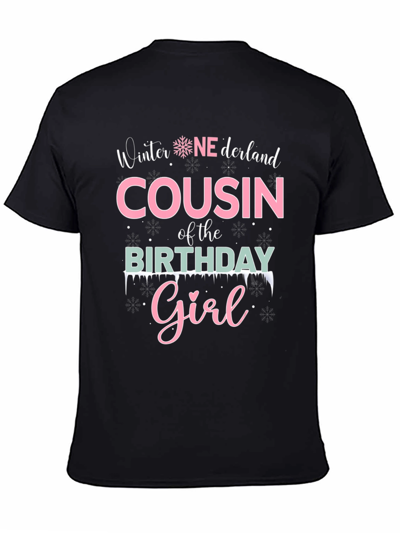Winter Cousin of the Birthday Girl T-Shirt