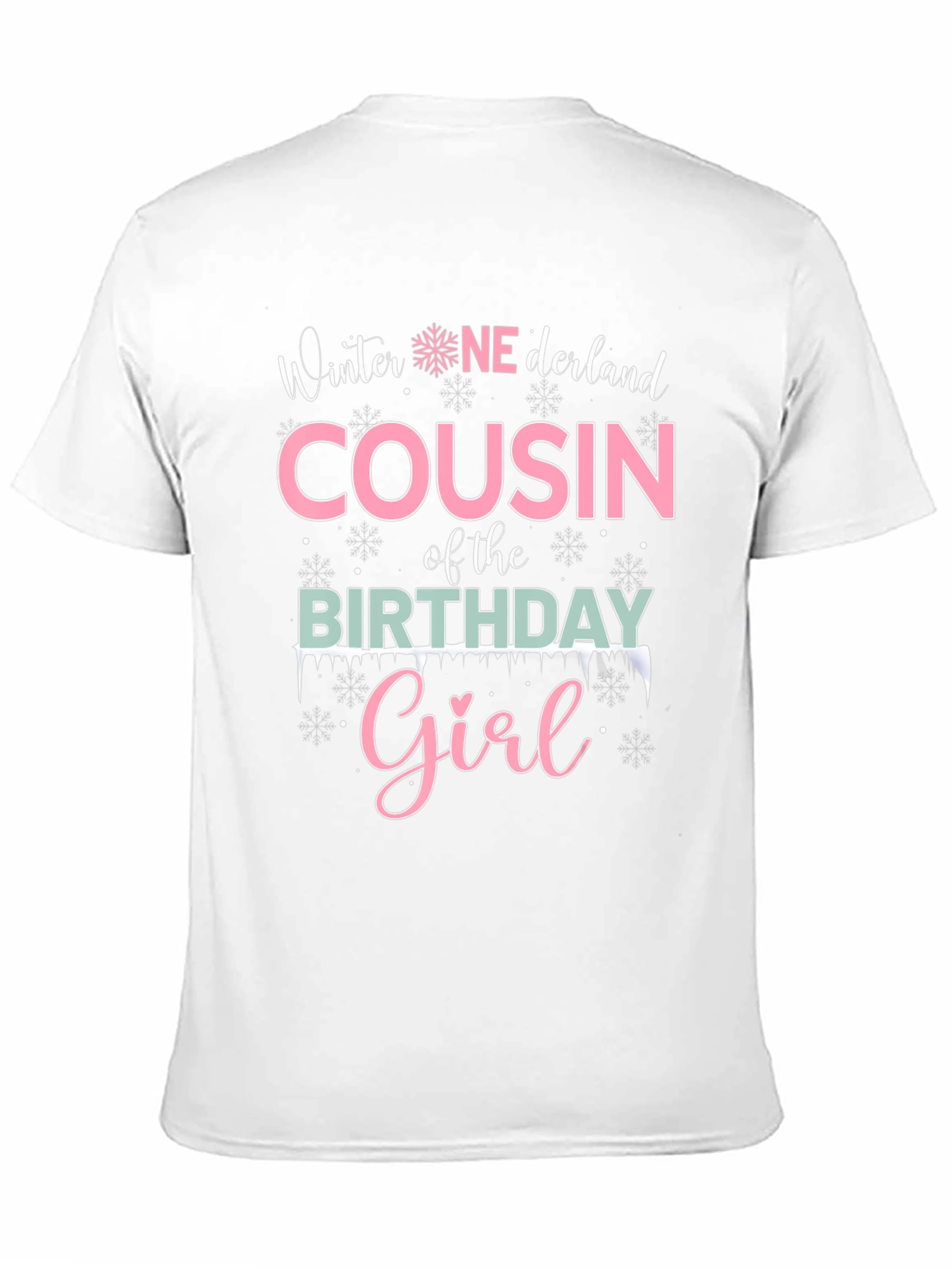 Winter Cousin of the Birthday Girl T-Shirt