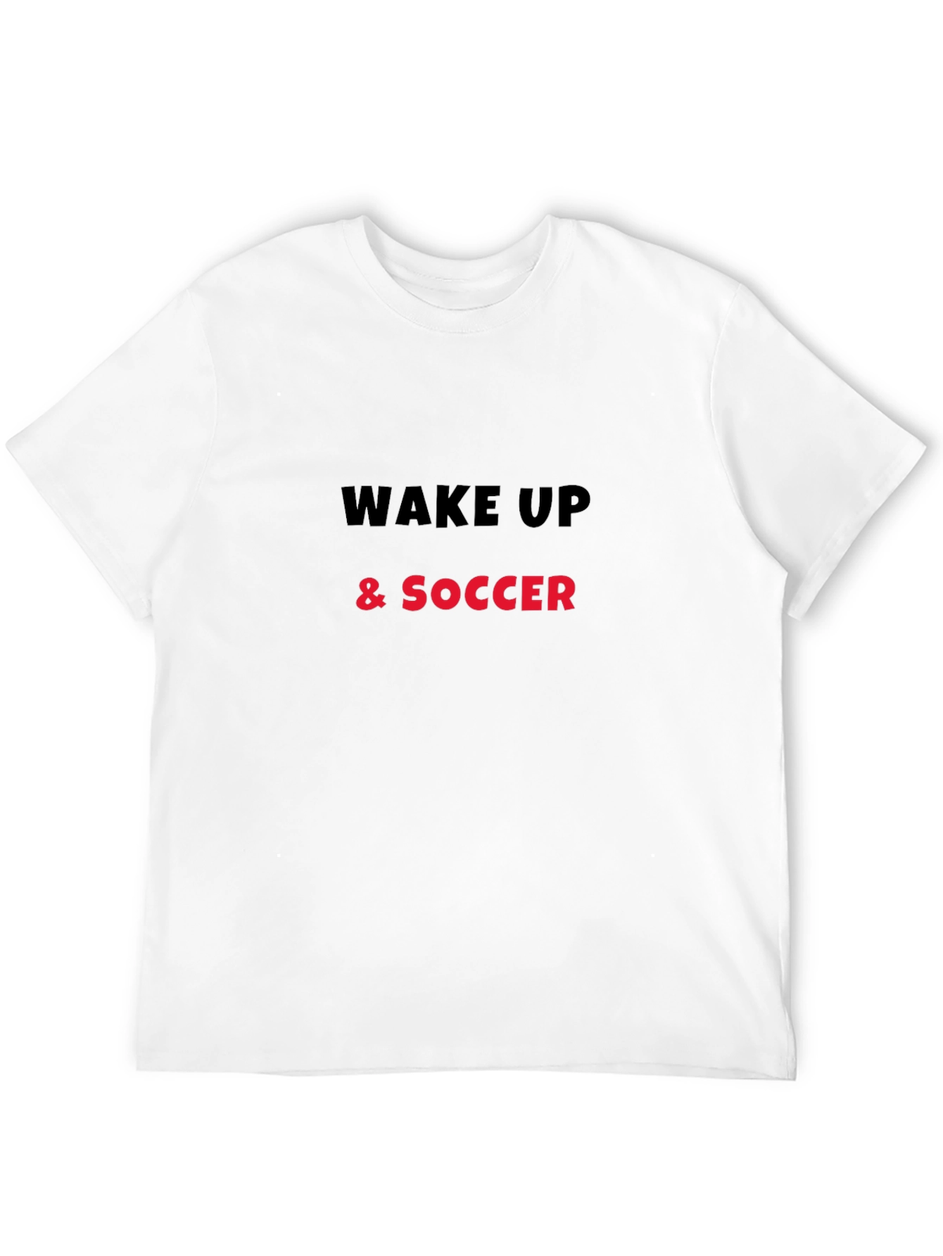 Wake Up & Soccer Graphic Tee