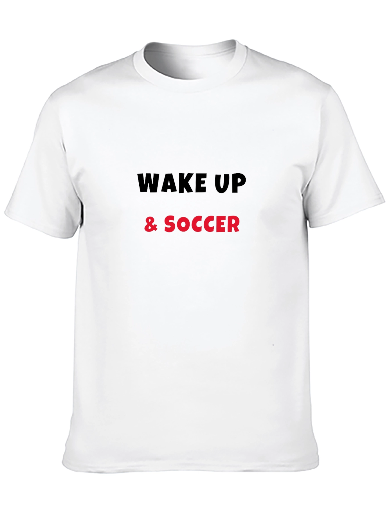 Wake Up & Soccer Graphic Tee