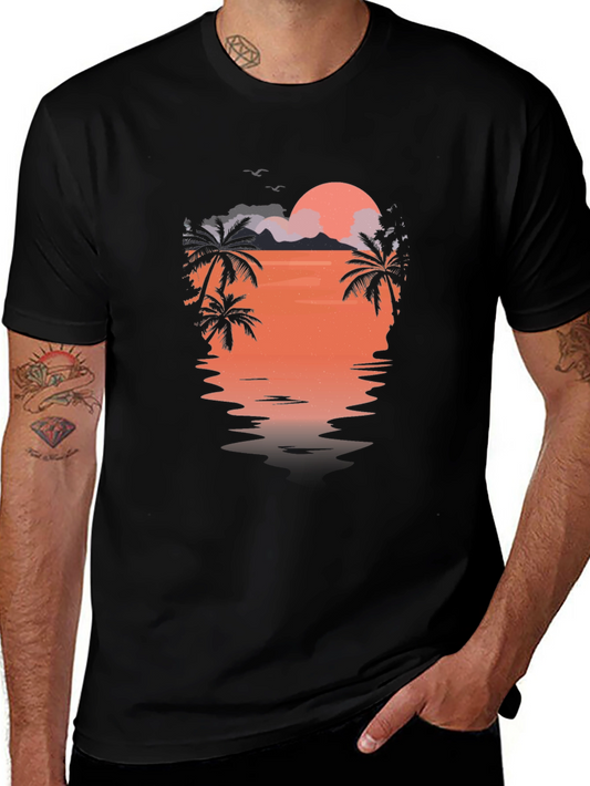 Tropical Sunset Graphic Tee