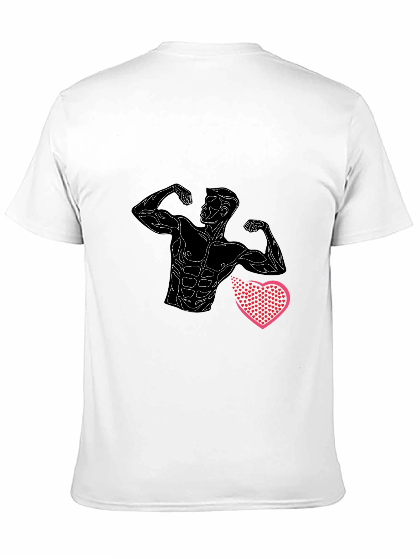 Muscle Man Heart T-Shirt